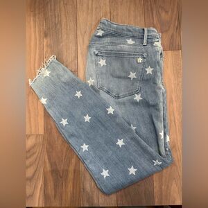 Black Orchid Light Blue Star Jeans